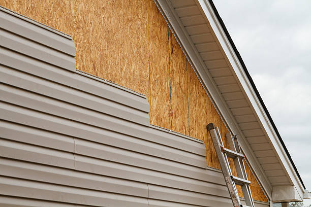 Professional Wood Siding technician working in Roseville, OH